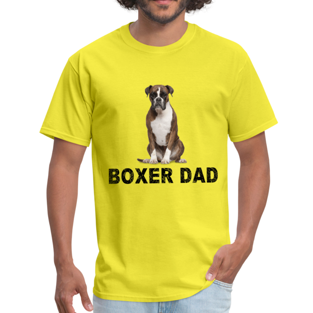 Boxer Dad T-Shirt - yellow