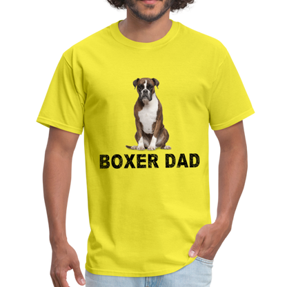 Boxer Dad T-Shirt - yellow