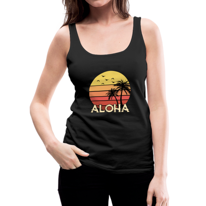 ALOHA Beach - Women’s Premium Tank Top - black