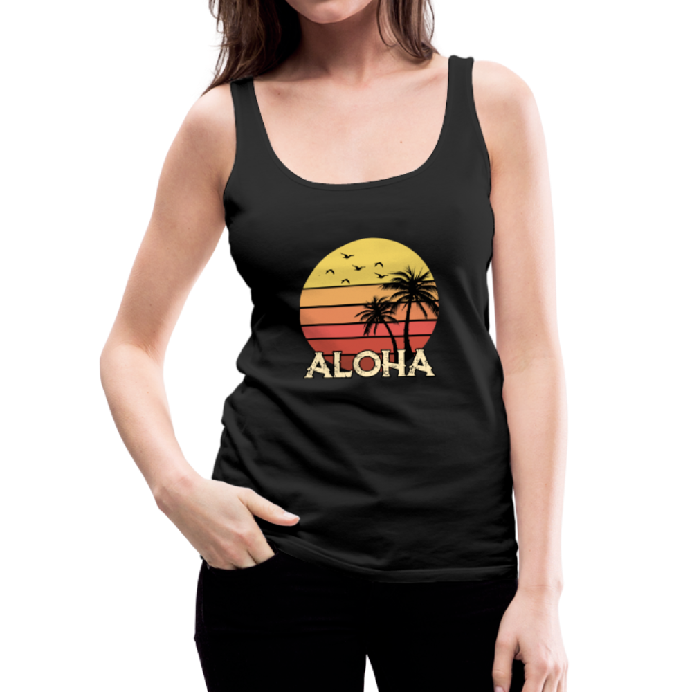 ALOHA Beach - Women’s Premium Tank Top - black