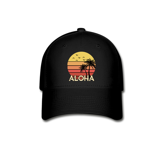 ALOHA Beach - Baseball Cap - black