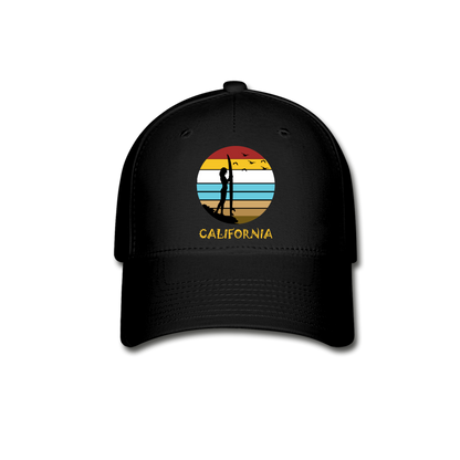 California Beach - Baseball Cap - black