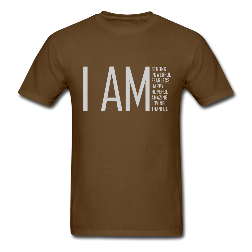 I AM Strong, Powerful, Fearless -  Unisex Classic T-Shirt - brown