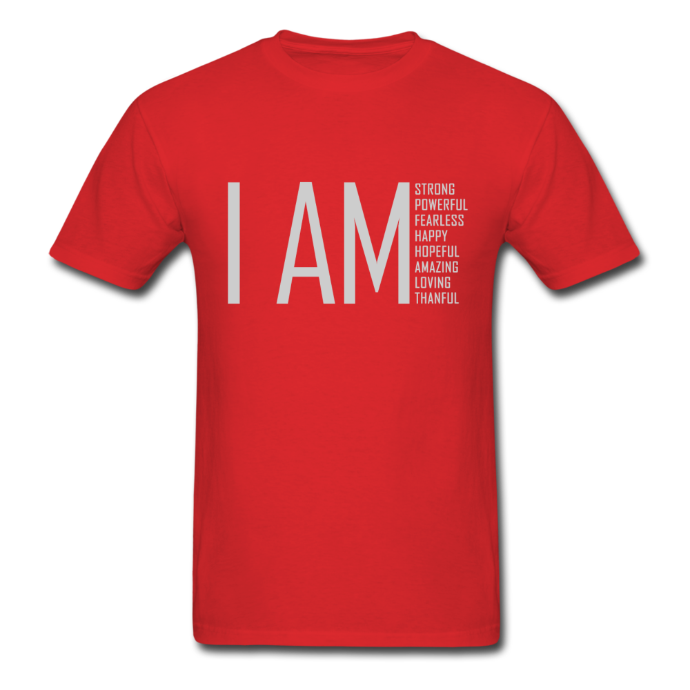 I AM Strong, Powerful, Fearless -  Unisex Classic T-Shirt - red