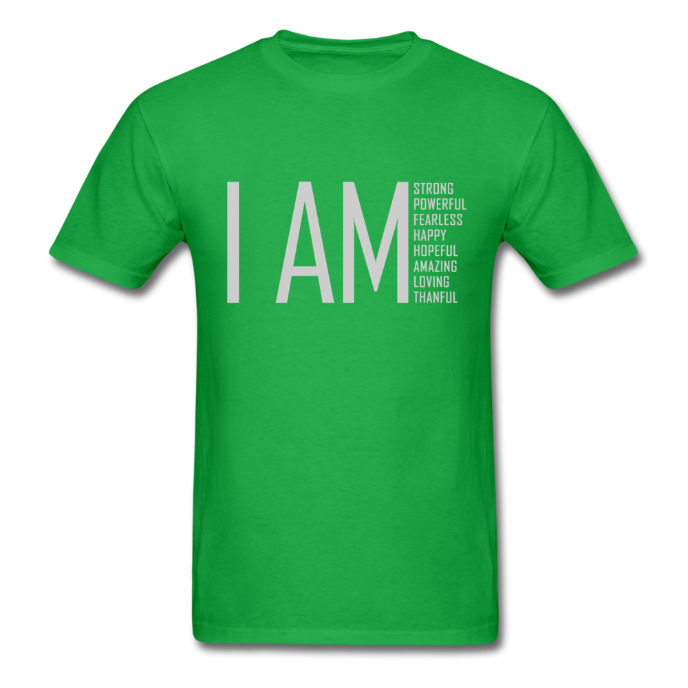 I AM Strong, Powerful, Fearless -  Unisex Classic T-Shirt - bright green