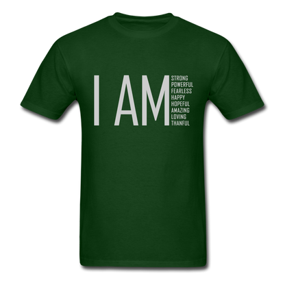 I AM Strong, Powerful, Fearless -  Unisex Classic T-Shirt - forest green