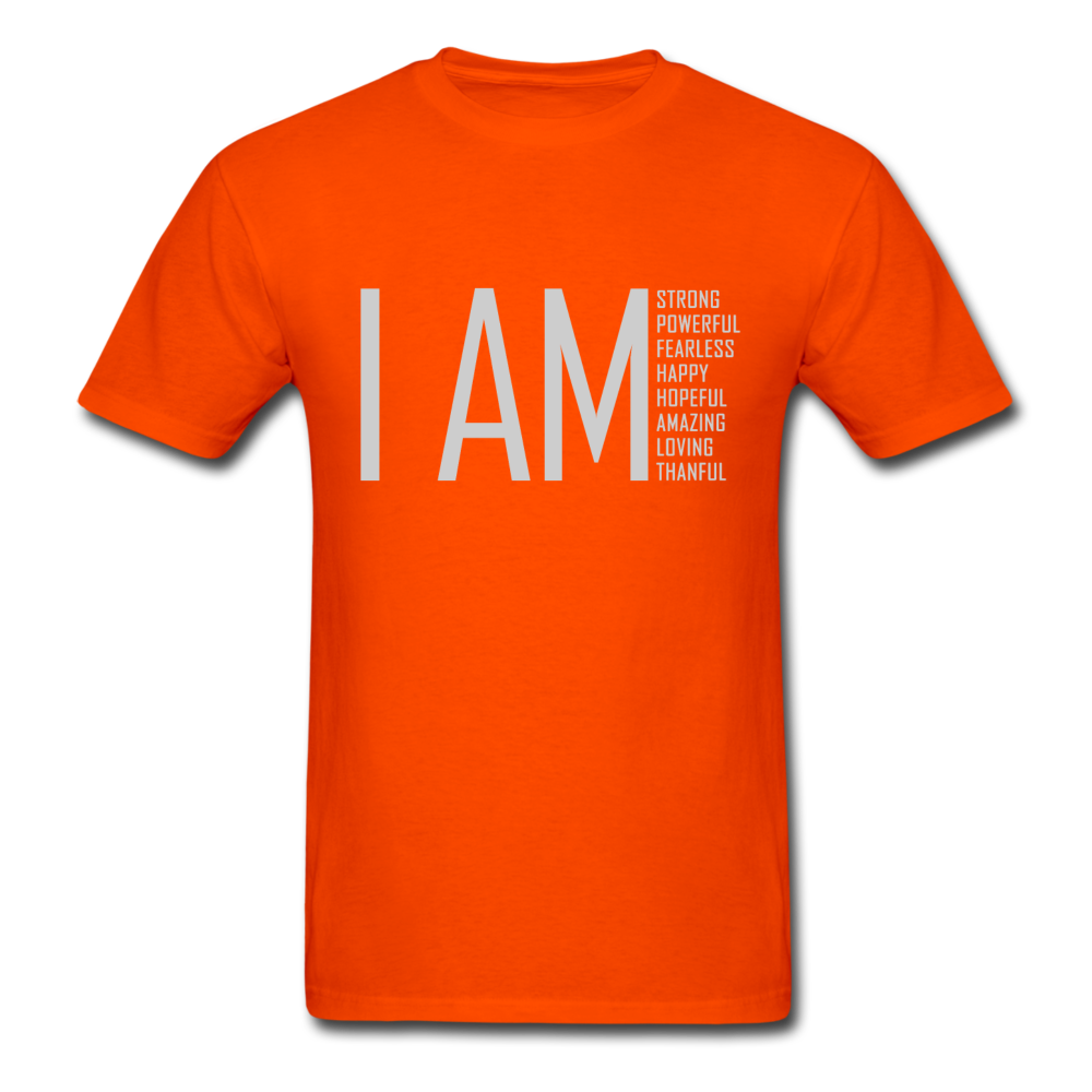 I AM Strong, Powerful, Fearless -  Unisex Classic T-Shirt - orange