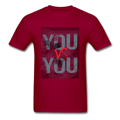 You vs You - Unisex Classic T-Shirt - dark red