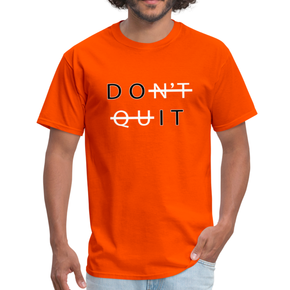 Don't Quit - Unisex Classic T-Shirt - orange