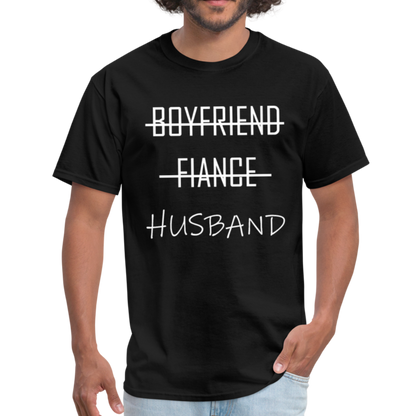 Husband, Not Boyfriend, Not Fiance, Men's Classic T-Shirt - black