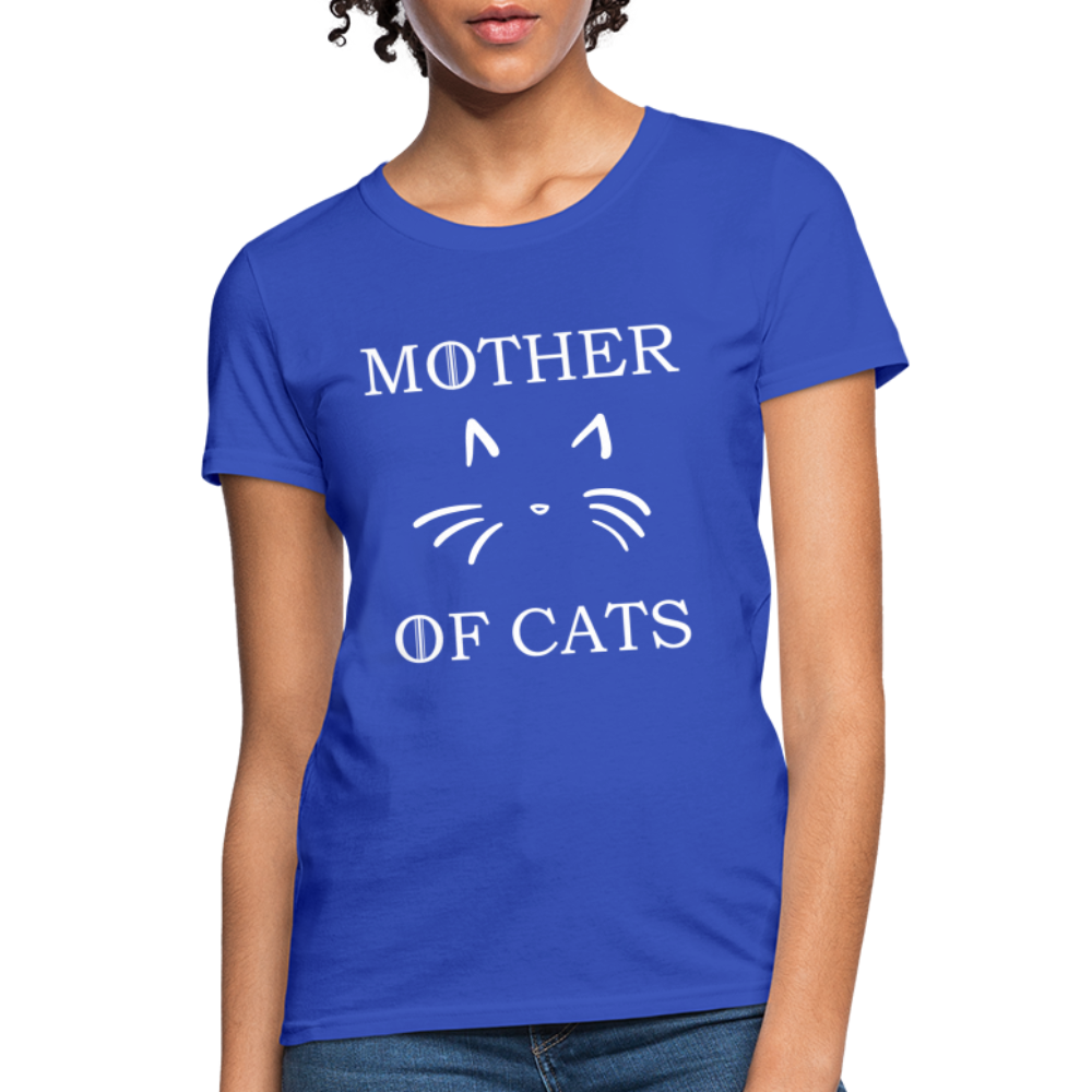 Mother Of Cats - Women's T-Shirt - royal blue
