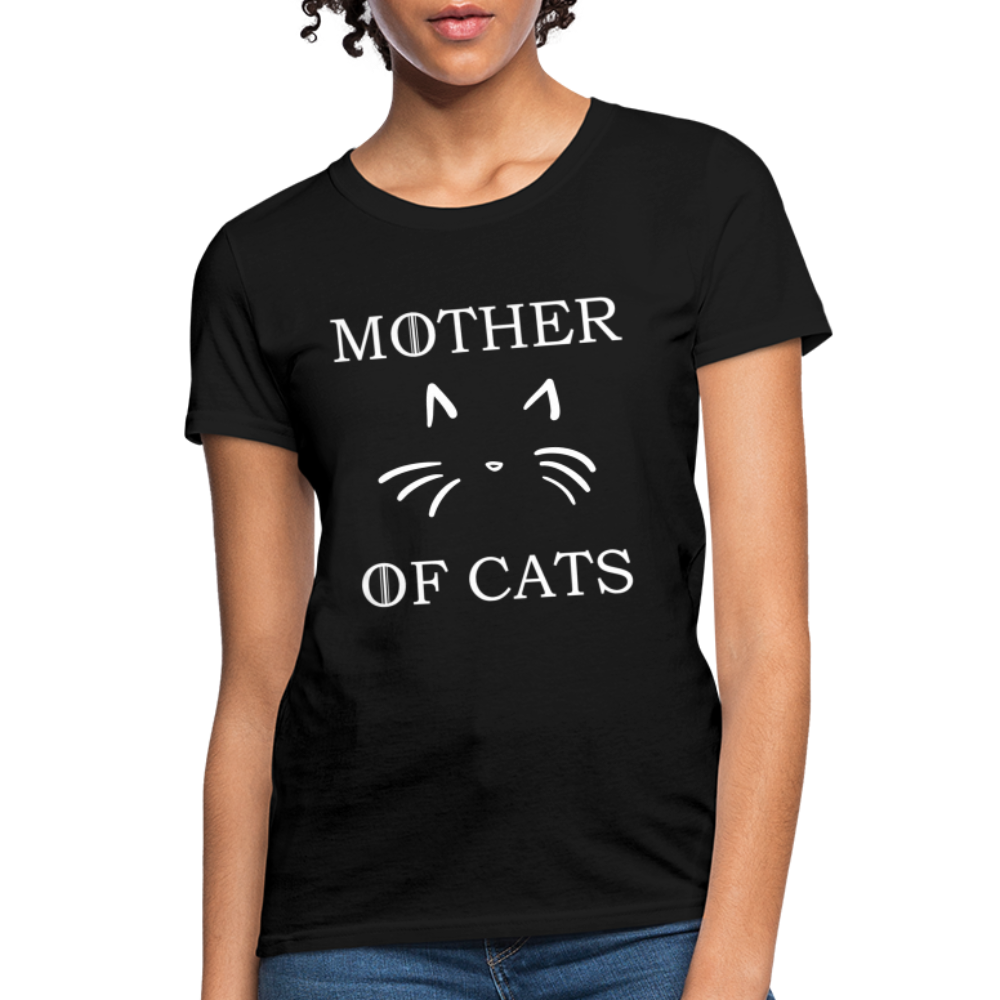 Mother Of Cats - Women's T-Shirt - black