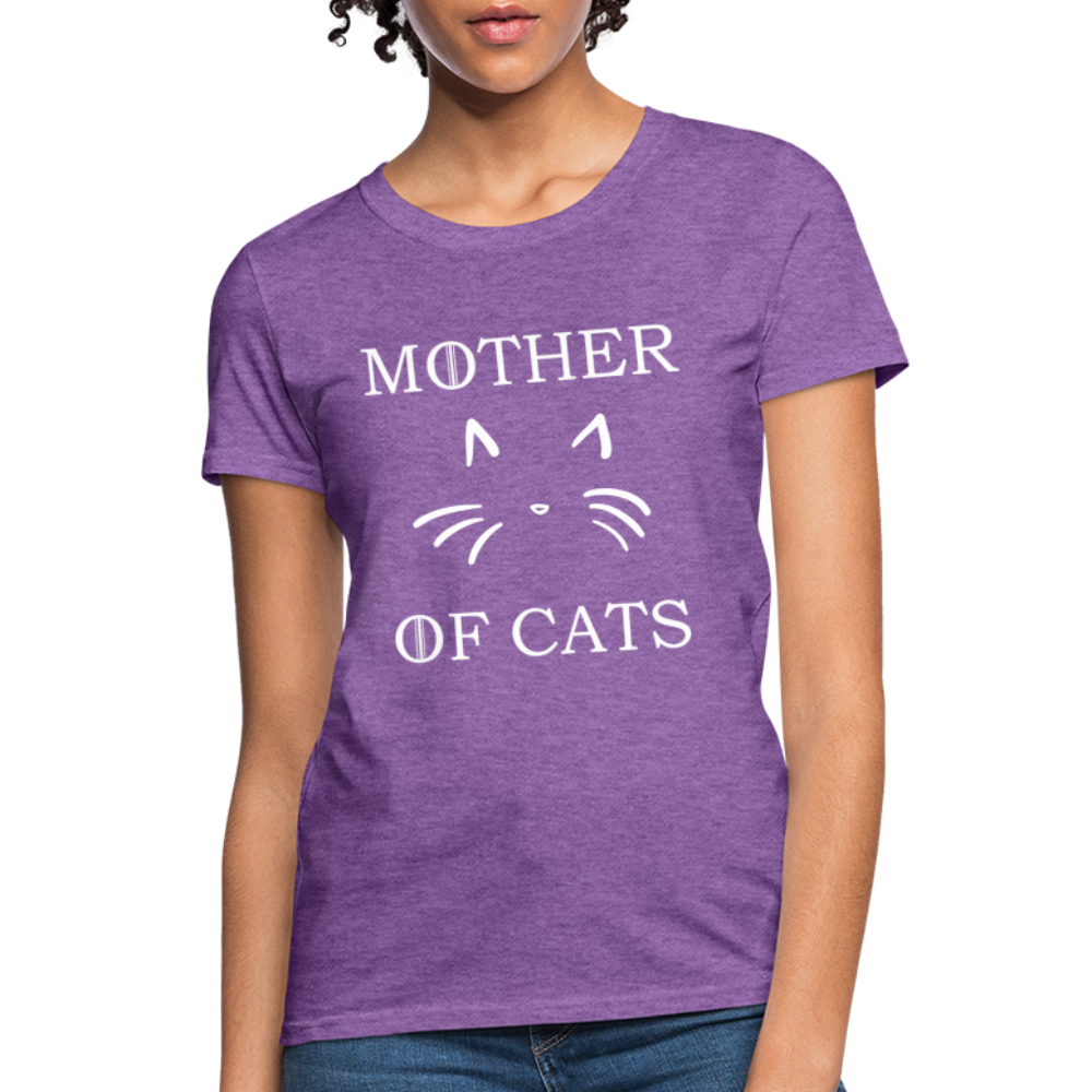Mother Of Cats - Women's T-Shirt - purple heather