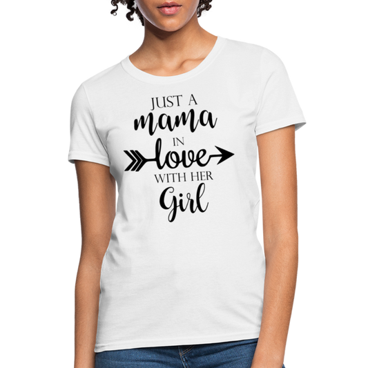 Just A Mama In Love With Her Boy / Girl - Camiseta familiar