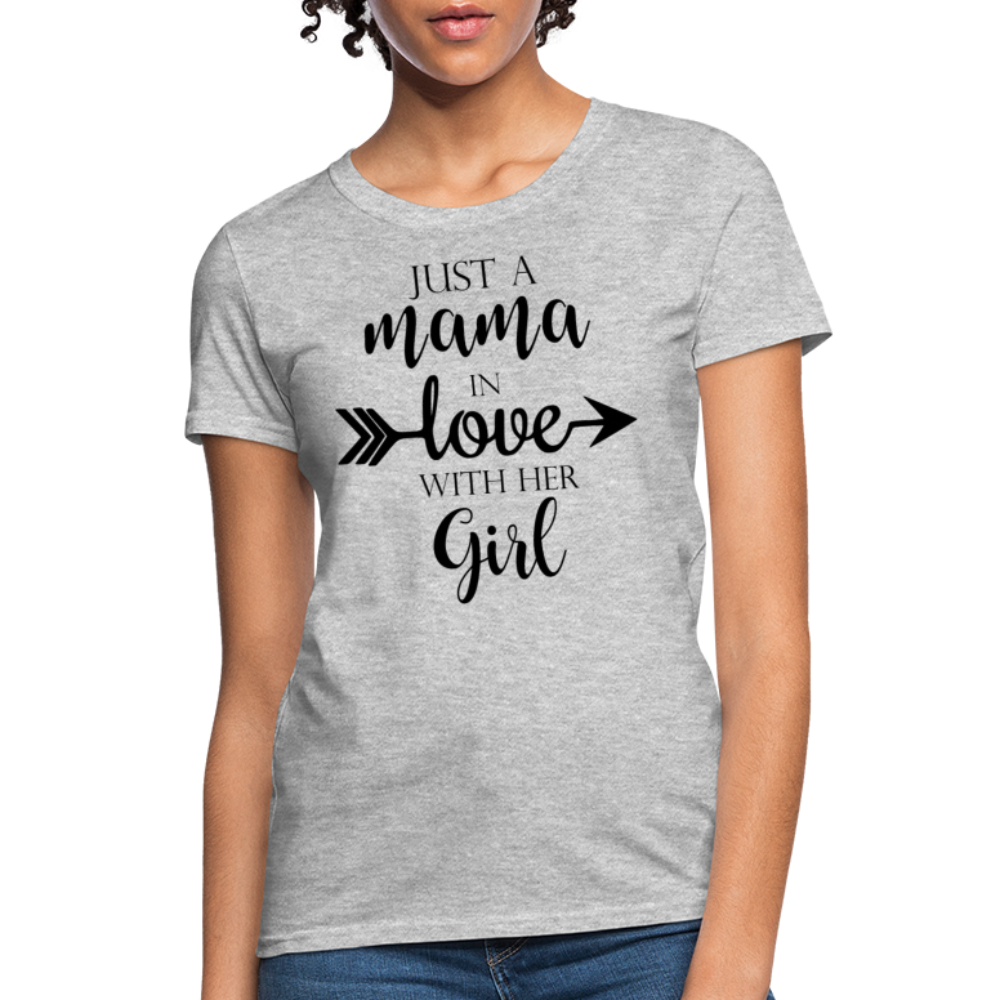 Just A Mama In Love With Her Boy / Girl - Family T-Shirt