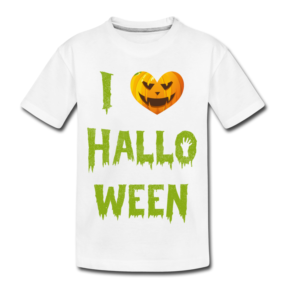 I Love Halloween - Kids' Premium T-Shirt - white