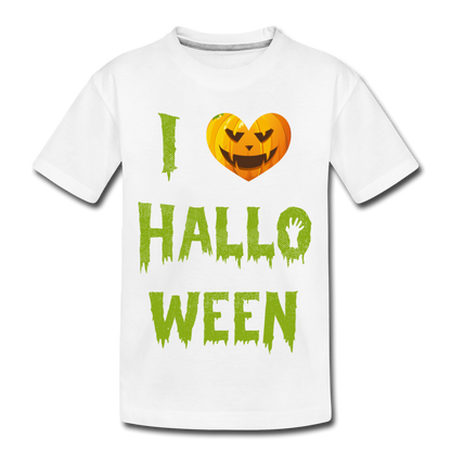 I Love Halloween - Kids' Premium T-Shirt - white
