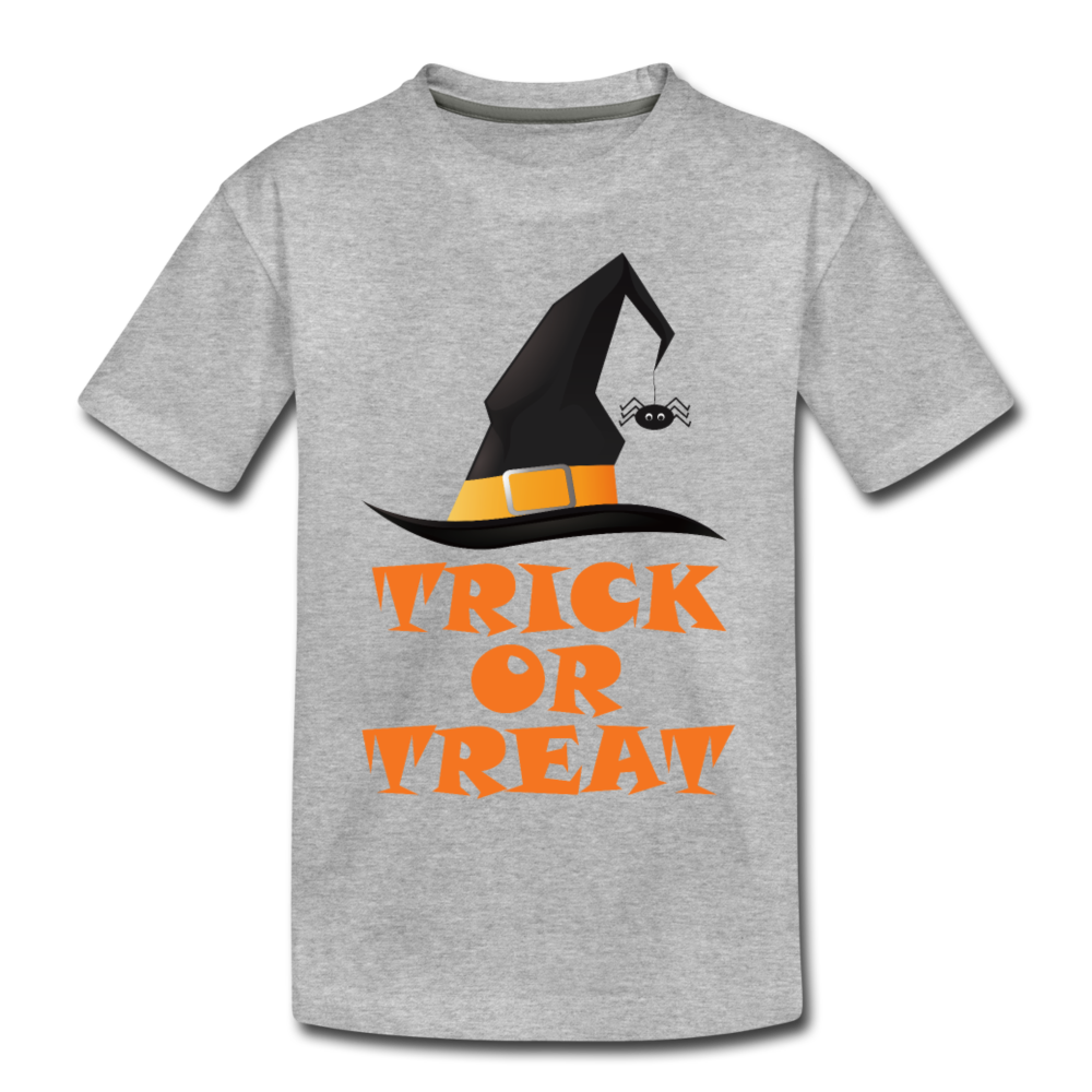 Trick Or Treat - Kids' Premium T-Shirt - heather gray