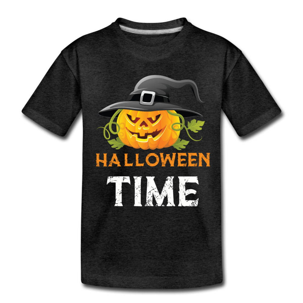 Halloween Time - Kids' Premium T-Shirt - charcoal gray