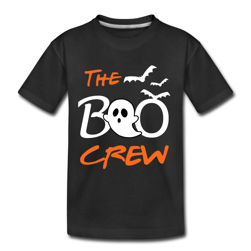 The Boo Crew (Halloween Costume) - Kid’s Premium Organic T-Shirt - black
