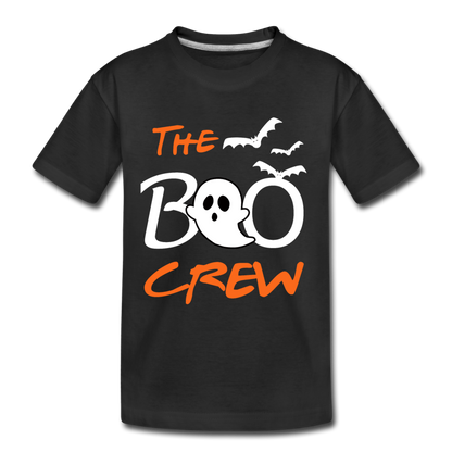 The Boo Crew (Halloween Costume) - Kid’s Premium Organic T-Shirt - black
