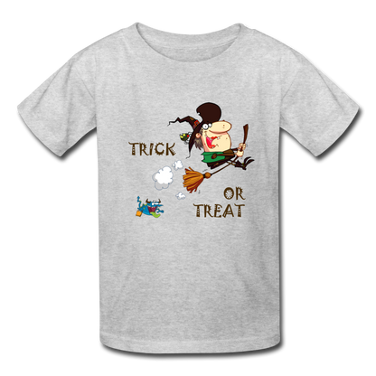 Trick or Treat (Halloween) - Kids' T-Shirt - heather gray