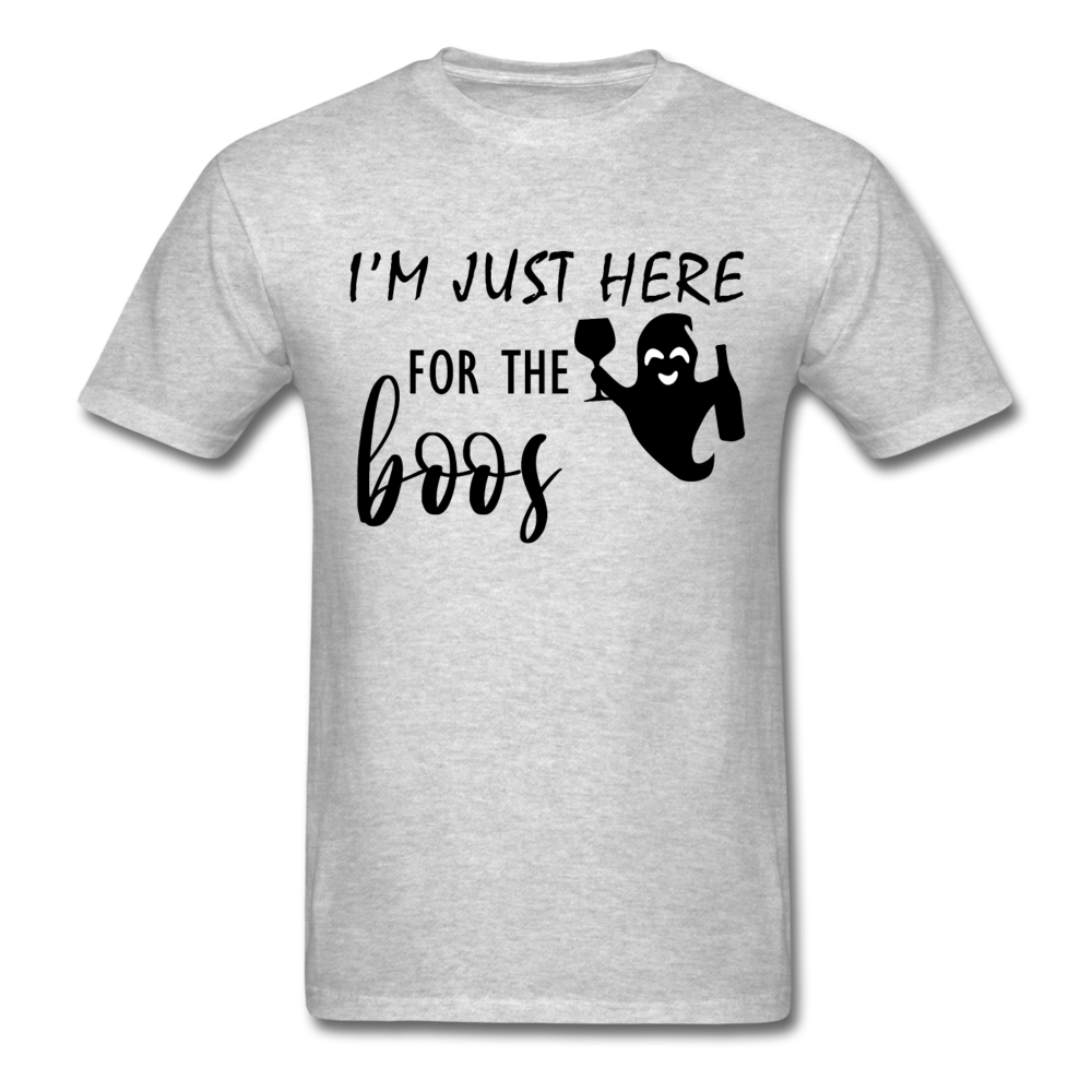 I'm Just here for the boos (Halloween) - Unisex Classic T-Shirt - heather gray