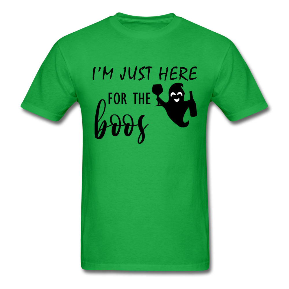 I'm Just here for the boos (Halloween) - Unisex Classic T-Shirt - bright green