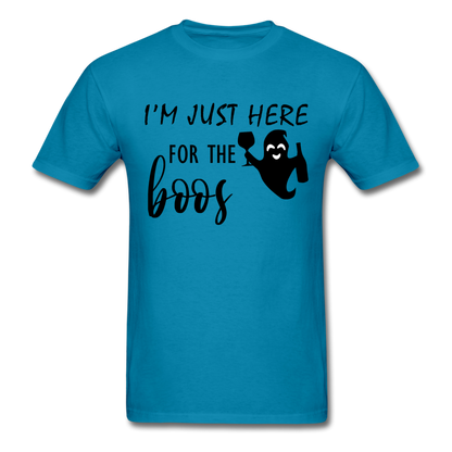 I'm Just here for the boos (Halloween) - Unisex Classic T-Shirt - turquoise