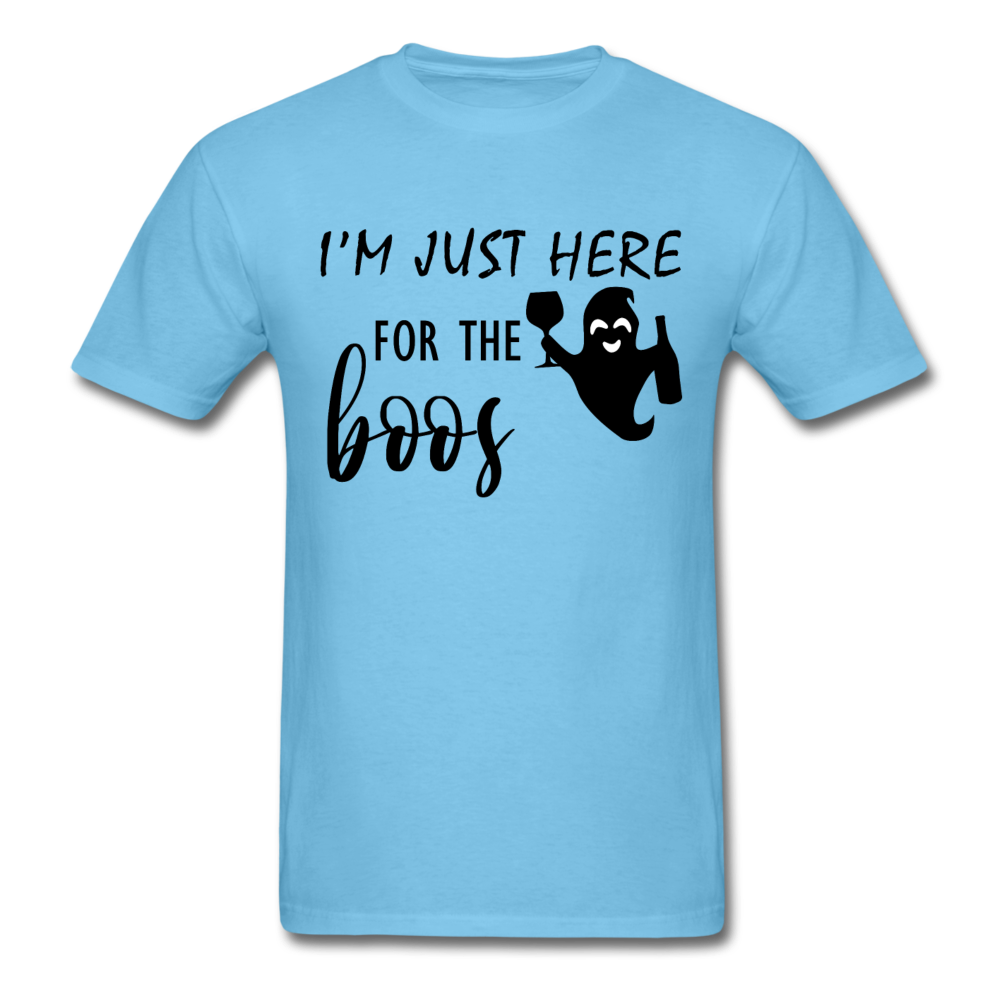 I'm Just here for the boos (Halloween) - Unisex Classic T-Shirt - aquatic blue