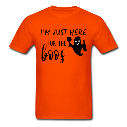 I'm Just here for the boos (Halloween) - Unisex Classic T-Shirt - orange