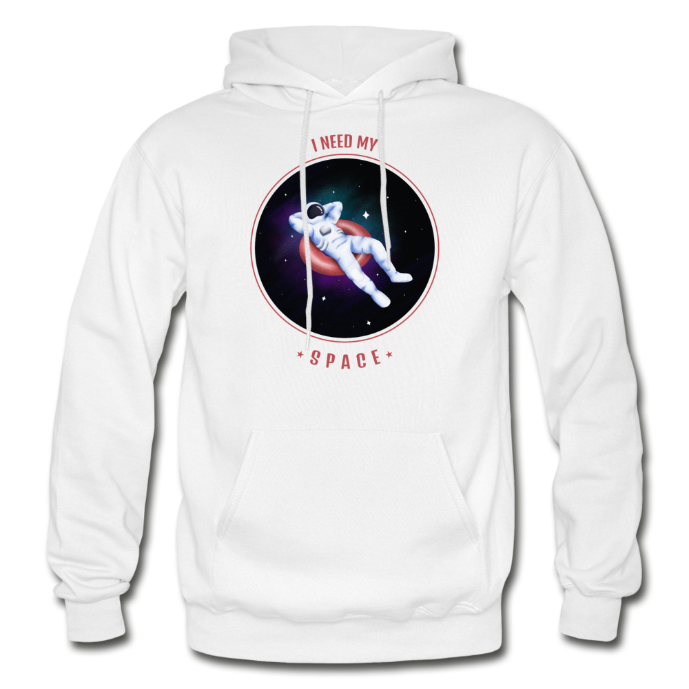 I Need My Space - Heavy Blend Adult Unisex Hoodie - white