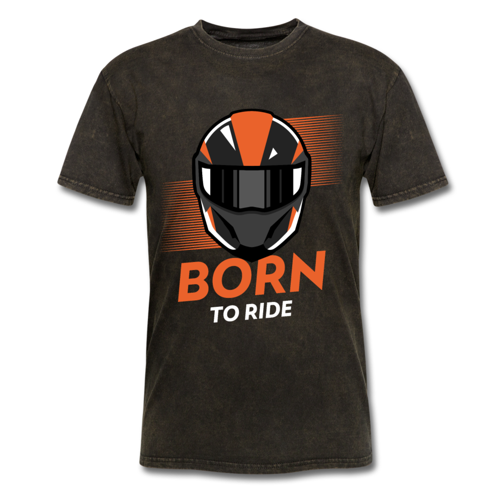 Born To Ride - Unisex Classic T-Shirt - mineral black