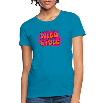 Wild Style - Women's T-Shirt - turquoise