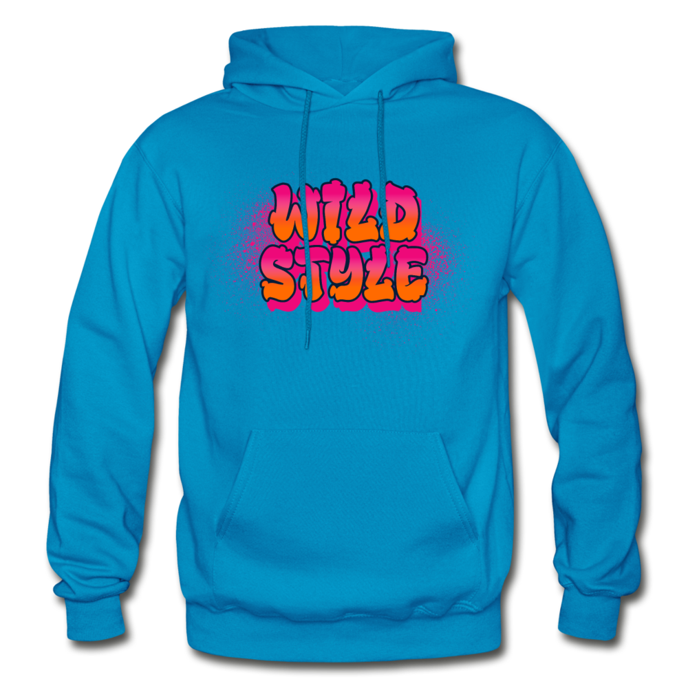 Wild Style - Heavy Blend Adult Hoodie - turquoise