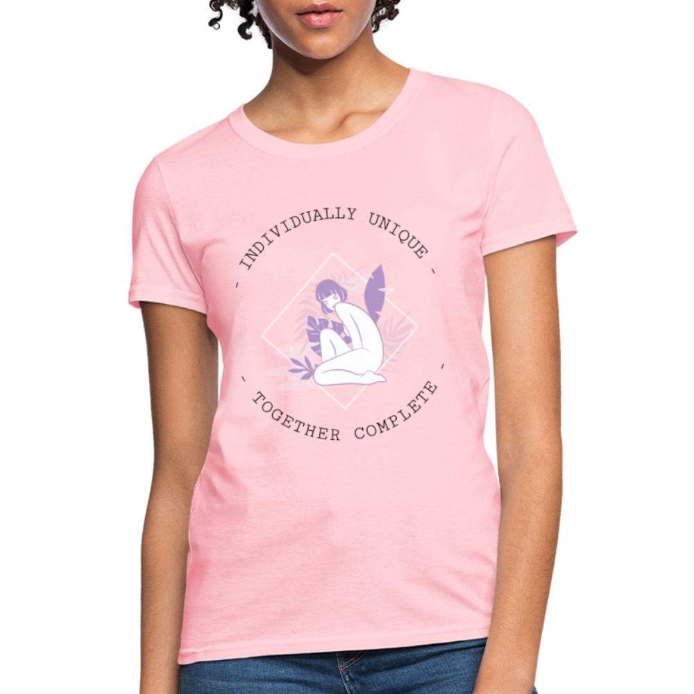 Individually Unique, Together Complete - Women's T-Shirt - pink
