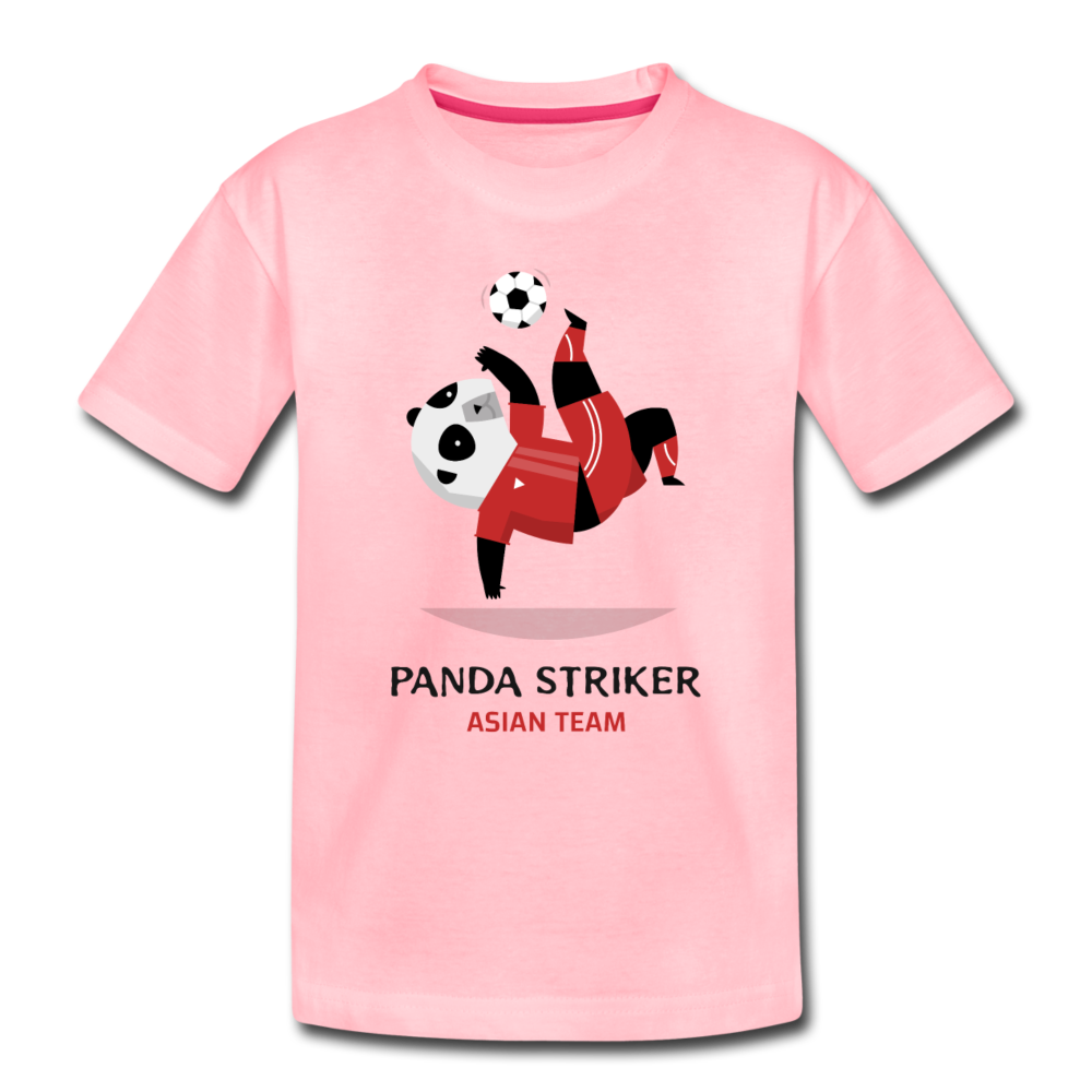 Panda Striker, Asian Team - Toddler Premium T-Shirt - pink