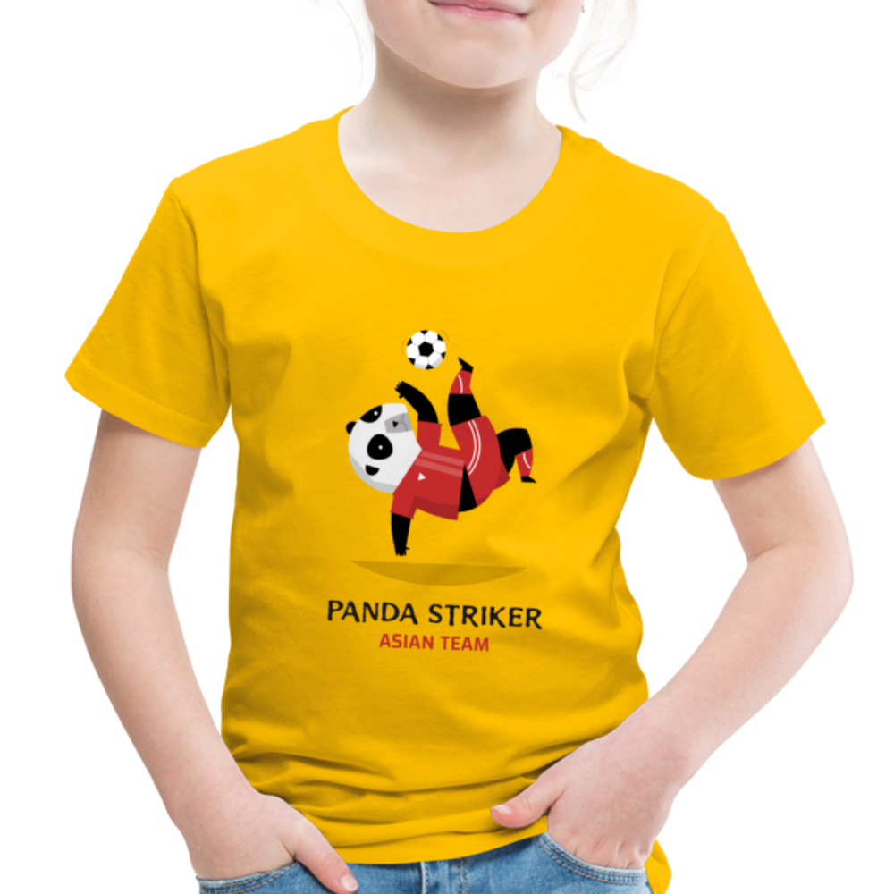 Panda Striker, Asian Team - Toddler Premium T-Shirt - sun yellow