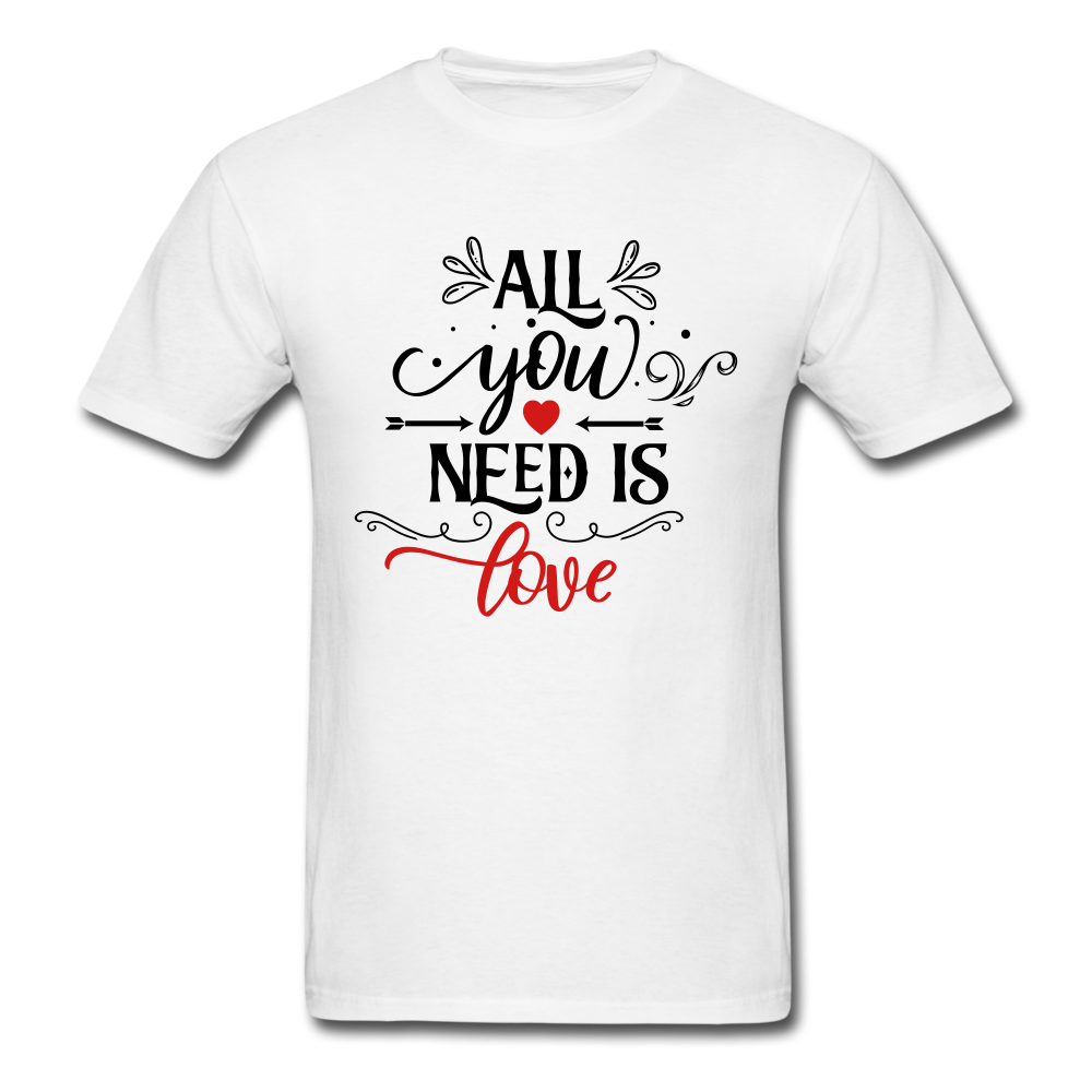 All you need is Love - Unisex Classic T-Shirt (Whites) - white