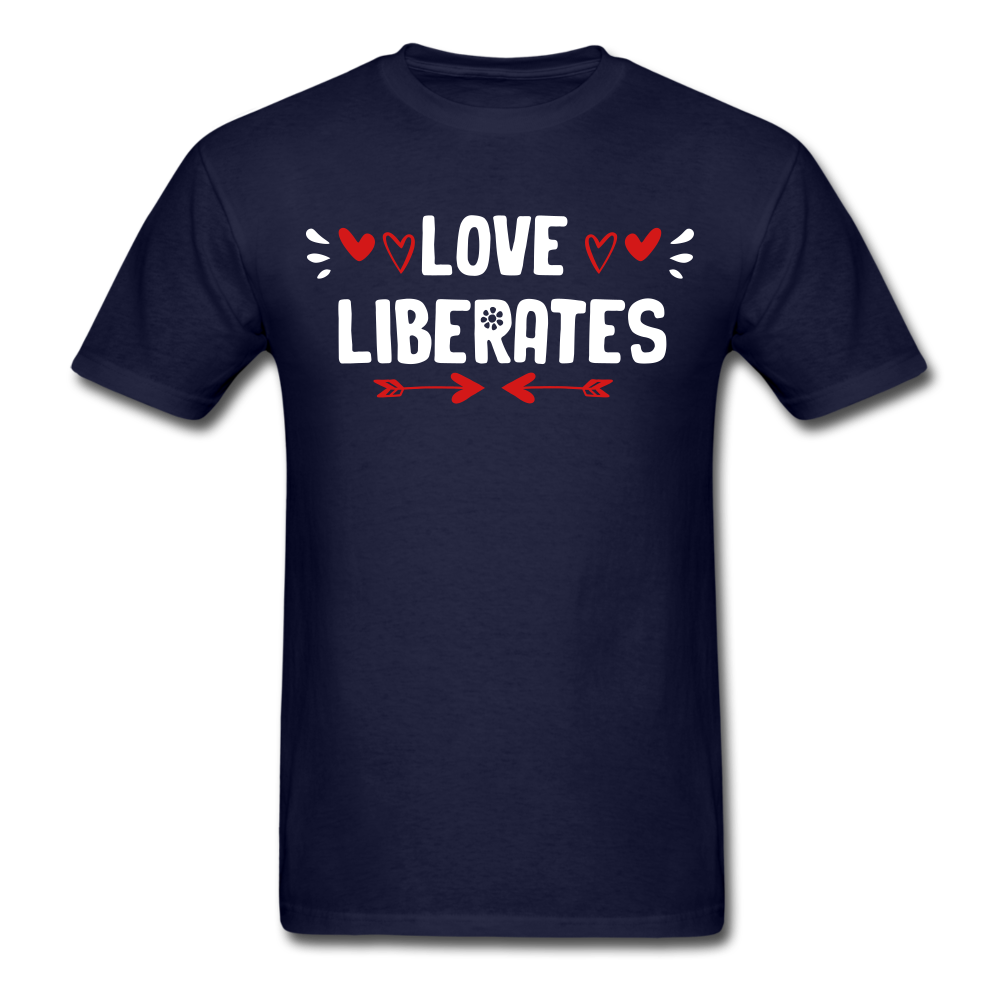 Love Liberates - Unisex Classic T-Shirt - navy