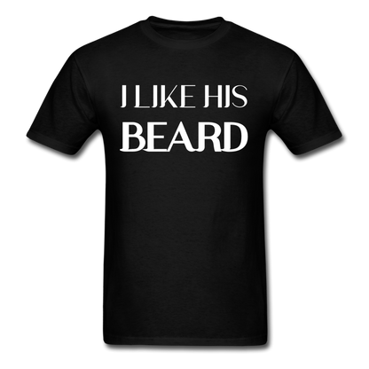 I Like His Beard I Like Her Butt Black Shirt, Funny Couple Shirt, Matching Shirt, Honeymoon Wedding Anniversary Husband and Wife Gift Shirt
