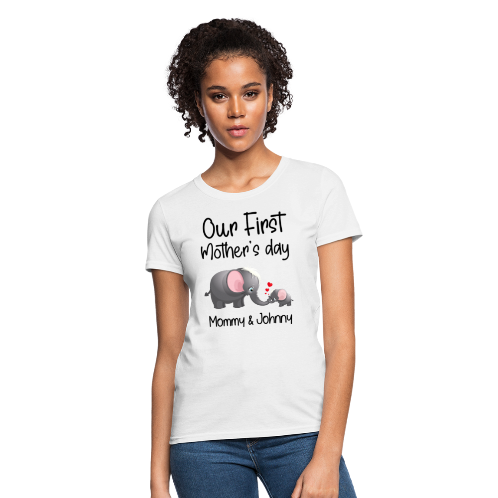 Our First Mothers Day - Women's T-Shirt - white