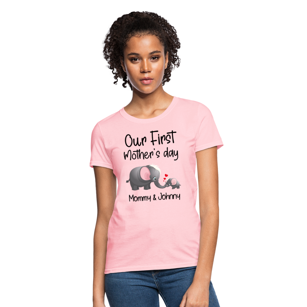 Our First Mothers Day - Women's T-Shirt - pink