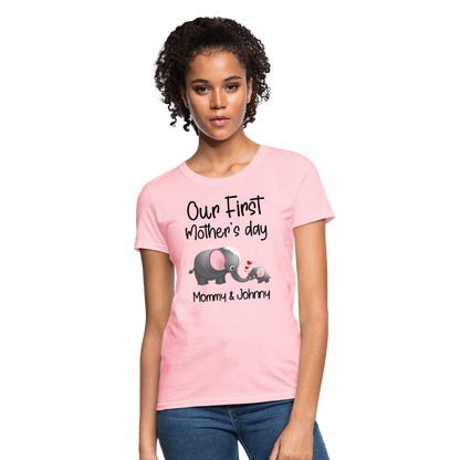 Our First Mothers Day - Women's T-Shirt - pink