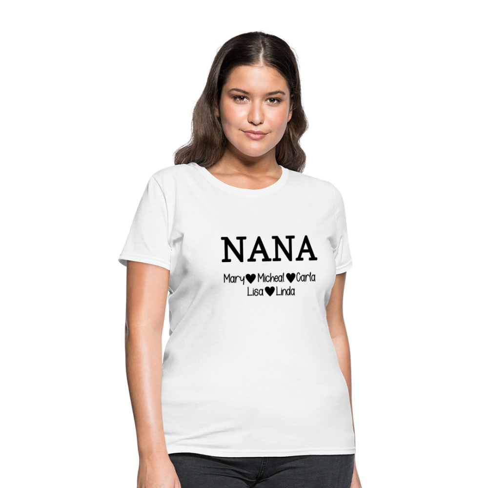 NANA Children White Text - Women's T-Shirt - white