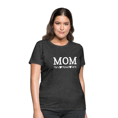 MOM Children White - Women's T-Shirt - heather black