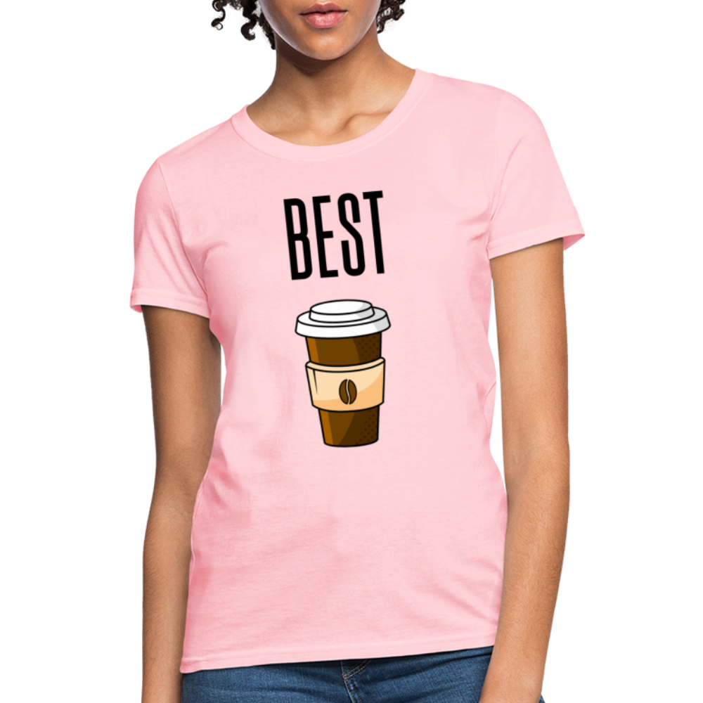 Coffee Donut - Women's T-Shirt - pink