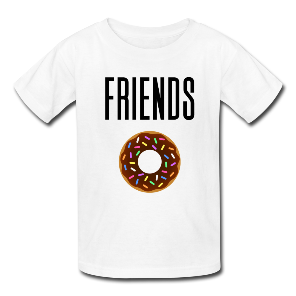 Coffee Donut - Kids' T-Shirt - white
