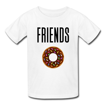Coffee Donut - Kids' T-Shirt - white