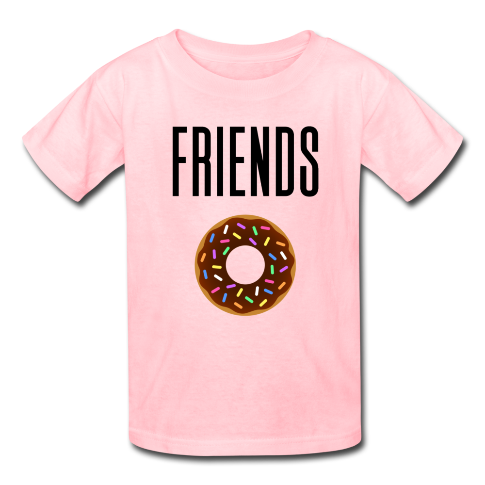 Coffee Donut - Kids' T-Shirt - pink